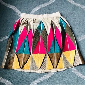 *SOLD* Mint embroidered skirt - like J Crew